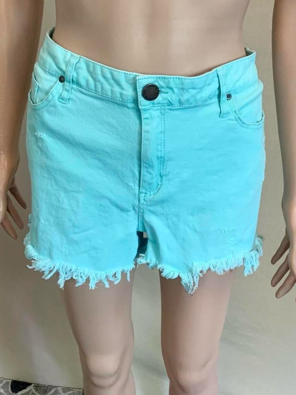Crown & Ivy Reworked Ripped Shorts - Picture 2 of 8